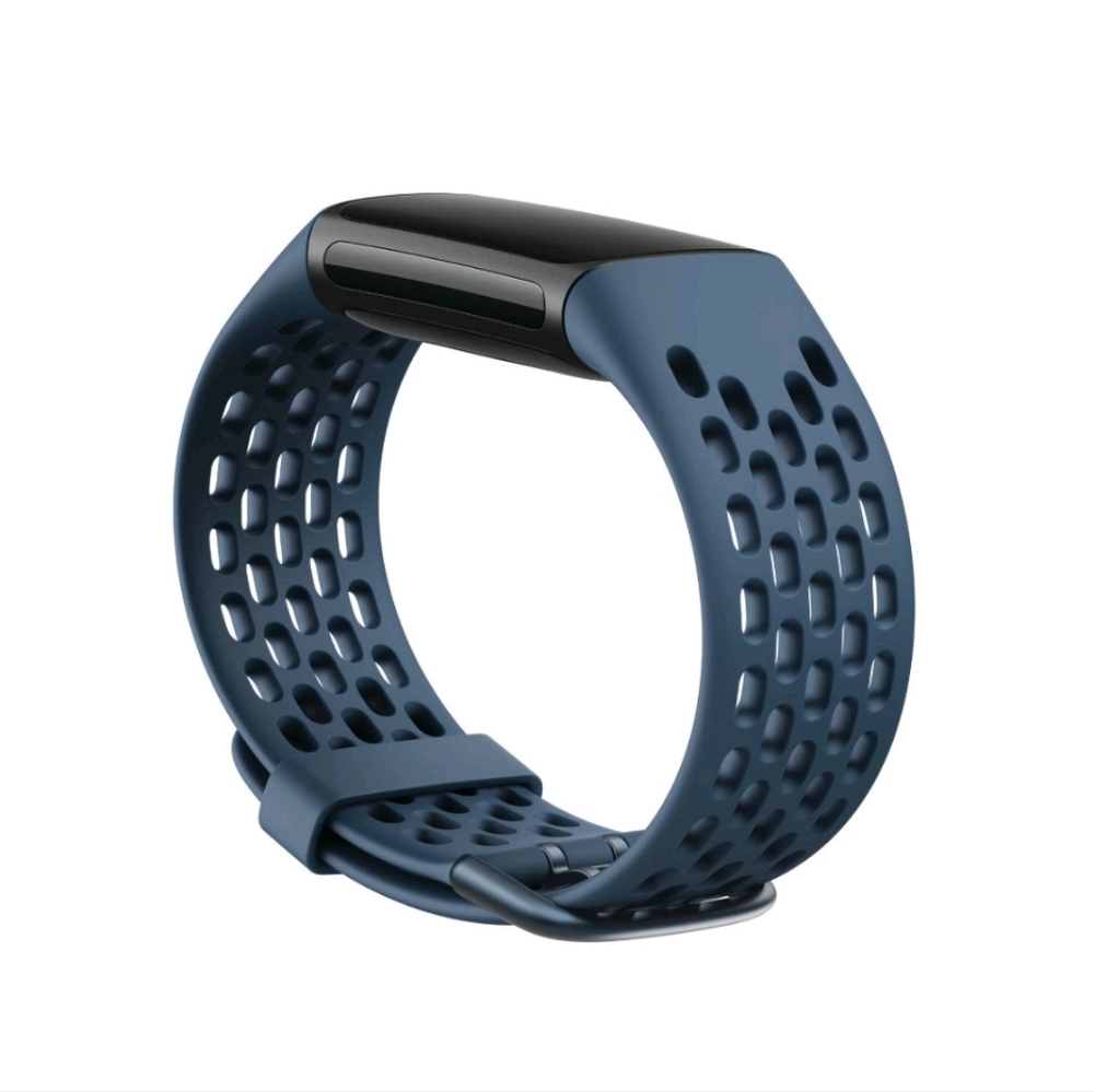 Fitbit Charge 6 or Charge 5 Sport Band Fitband Deep Sea Accessory SEALED